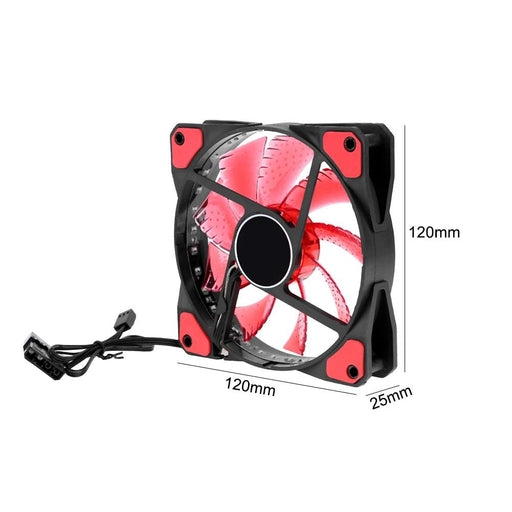 120Mm Computer Case Fan Silent Fan CPU Cooling RGB Quiet PC Cooler Fan Case Fans