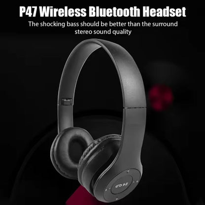 2026 P47 Bluetooth 4.2 Headphone Wireless Headband Sports Earphone Hands Free Music Gaming Headset