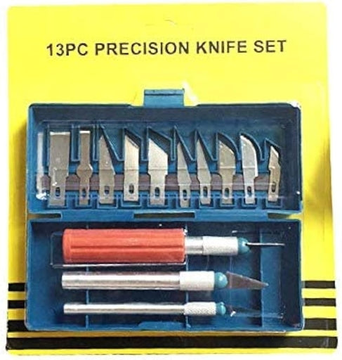 13PC Graver Alloy Sharp Blade Precision Knife Set Mud Sculpture Paper Carving Knife