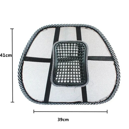 Summer Massage Lumbar Support Mesh Seat Back Support Chair Cushion for Car and Office
