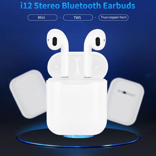TWS Wireless Bluetooth Earphone Earbud Headset W/Charging Box Touch/Button Earbuds