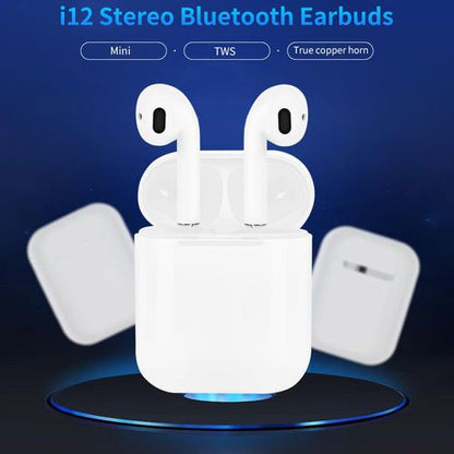 TWS Wireless Bluetooth Earphone Earbud Headset W/Charging Box Touch/Button Earbuds