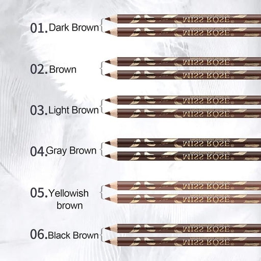 Eyebrow Pencil Waterproofs, Long-Lasting [Gray Brown]