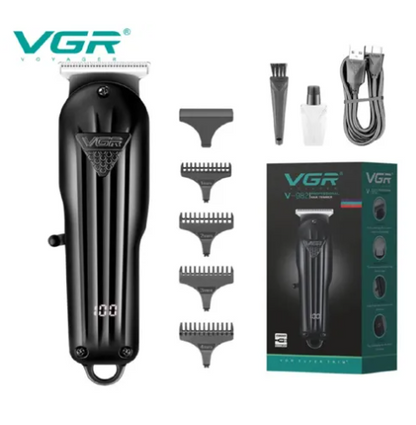 VGR V030 Professional Waterproof Hair Trimmer Display Men's Hair Clipper Grooming Low Noise Clipper