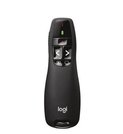 Logitech R400 Wireless Presenter with Red Laser Pointer â€“ Perfect for PowerPoint