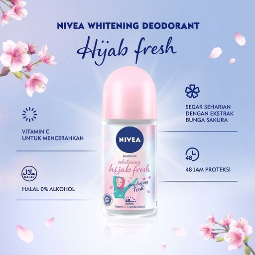 NIVEA Hijab Fresh Deodorant - 50Ml