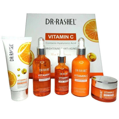 Dr.Rashel Vitamin C Brightening & Anti Aging Skin Care Series 5 Piece Set