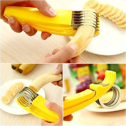 Banana Slicer Stainless Steel 6 Blades