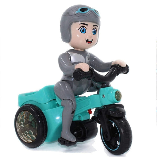 Toddler Toy 60 Degree Rotating Musical Tricycle Toy with Flashing Light