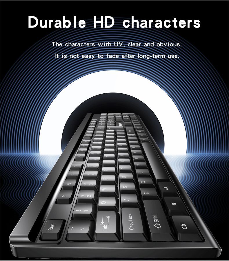 Yesido KB18 Wired Keyboard And Mouse Combo Set