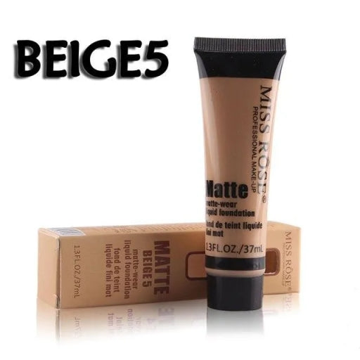 MISS ROSE Waterproof BB Cream Foundation Beige 5 Full Coverage Concealer