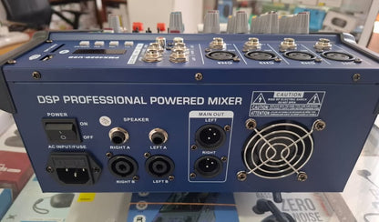 PMX-402D-USB 4 Channel Digtal DJ Audio Mixer | DSP ECHO amplifier Console with 48V Phantom Power