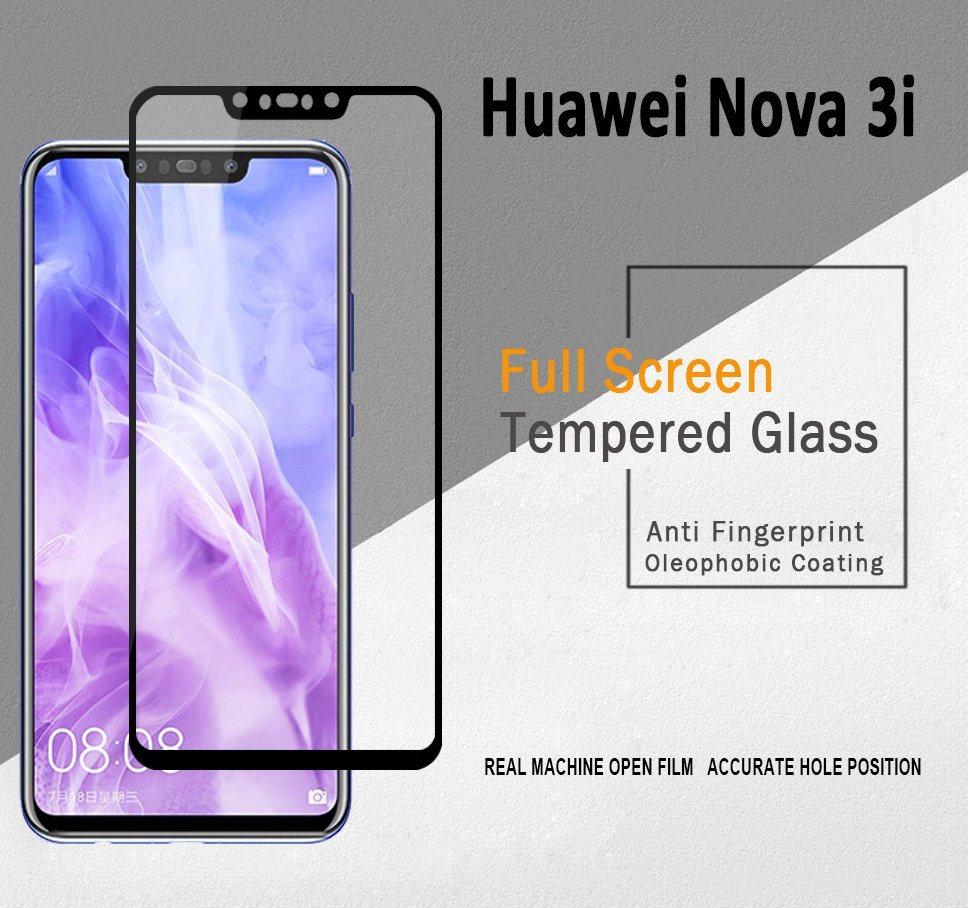 Premium Full Glue Tempered Glass Screen Protector For Huawei Nova 3i