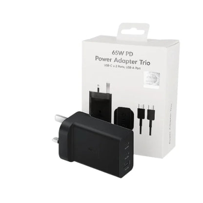Samsung 65W PD Fast Charger USB-C Power Adapter with Type-C to C Cable
