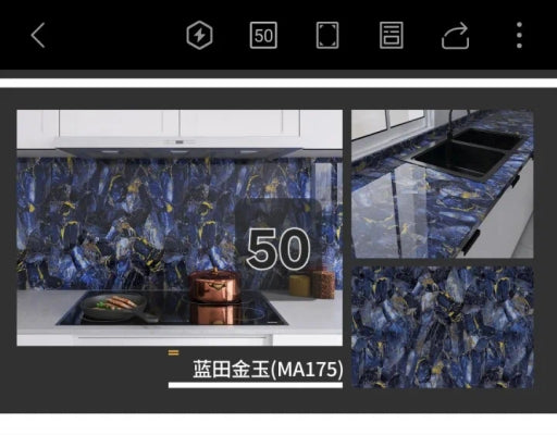 Self Adhesive Wallpaper Wall Sticker Kitchen 5M