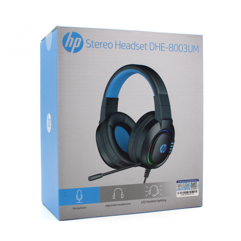 HP DHE-8003UM RGB Gaming 7.1 Stereo USB Headphones