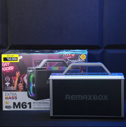 REMAX RB-M61 SPEAKER 5.4 CRIMSOY SERIES PORTABLE WIRELESS SPEAKER WITH LIGHTS (140W)
