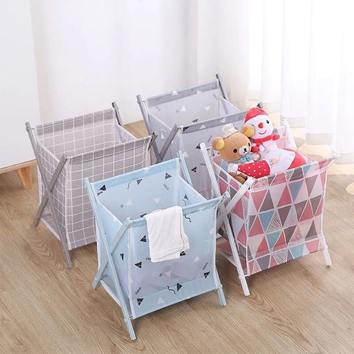 Foldable Clothing Laundry Basket Bag Folding Laundry Basket Large Capacity Clothes Storage Bag Toy