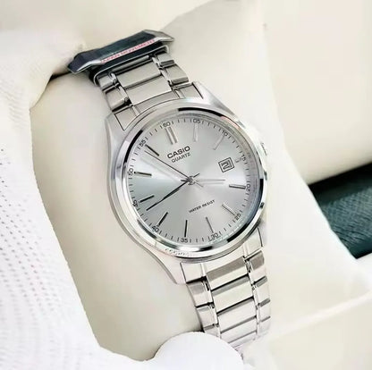 Stainless Steel Leisure High Luxury Business Date Simple Diamond Face Quartz Watch Men Women Watch