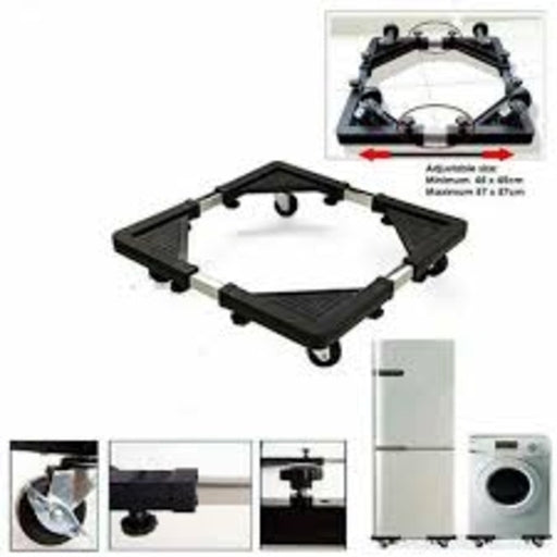 Adjustable Multi-Functional Trolley Wheel Movable Stand Base for Fridge Washing Machine Gas Cylinder