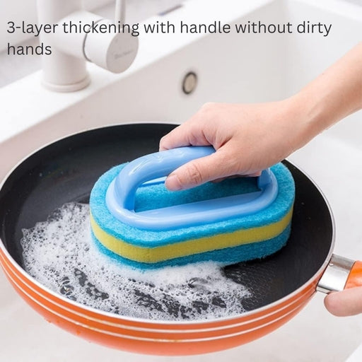 Magical Sponge for Easy Cleaning - Tiles in the Kitchen & Bathroom Surfaces, Glass, Walls, Toilets