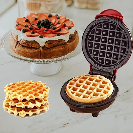 Mini Waffle Maker Breakfast Machine Non Stick
