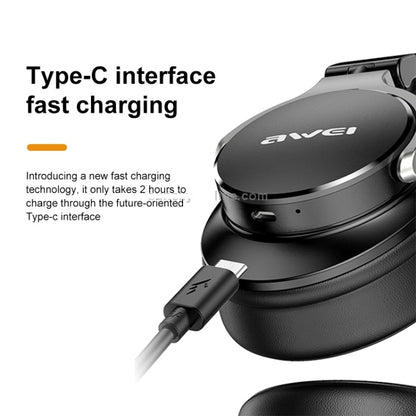 Awei A710BL NC Foldable ANC Noise Cancelling Bluetooth Wireless Headset