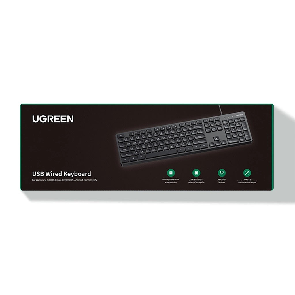 Ugreen 90875 Keyboard Wired 1.5 m for Windows / MacOS