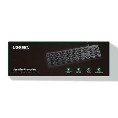 Ugreen 90875 Keyboard Wired 1.5 m for Windows / MacOS