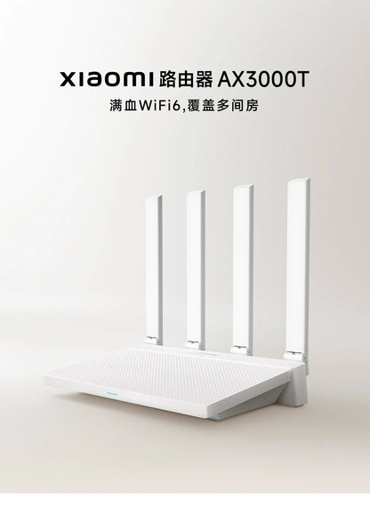 Xiaomi Router AX3000T 2.4G 5G Mesh Technology WiFi 6 Efficient Wall Penetration Children Online Protection WiFi Router Repeater