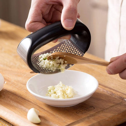 Garlic Press Squeezer - Garlic Presser Stainless Steel Garlic Ginger Rocker/Crusher/Chopper/Squeezer