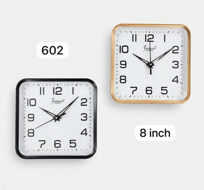 Classic Wall Clock Quartz 8Inch Beautiful Round Clock