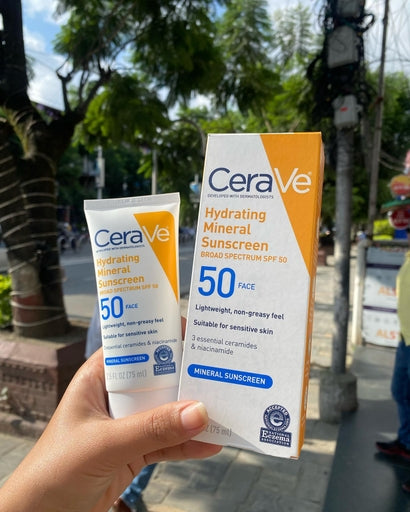 CeraVe Hydrating Mineral Sunscreen SPF 50 Face Cream 75Ml