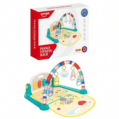 Unisex Baby Piano Gym Play Mat, Infant Kick and Play Piano Activity Center, Musical & Educational