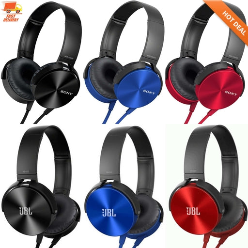 So-NyJBL MDR Extra Bass Headphones XB 450 High Quality Headsets