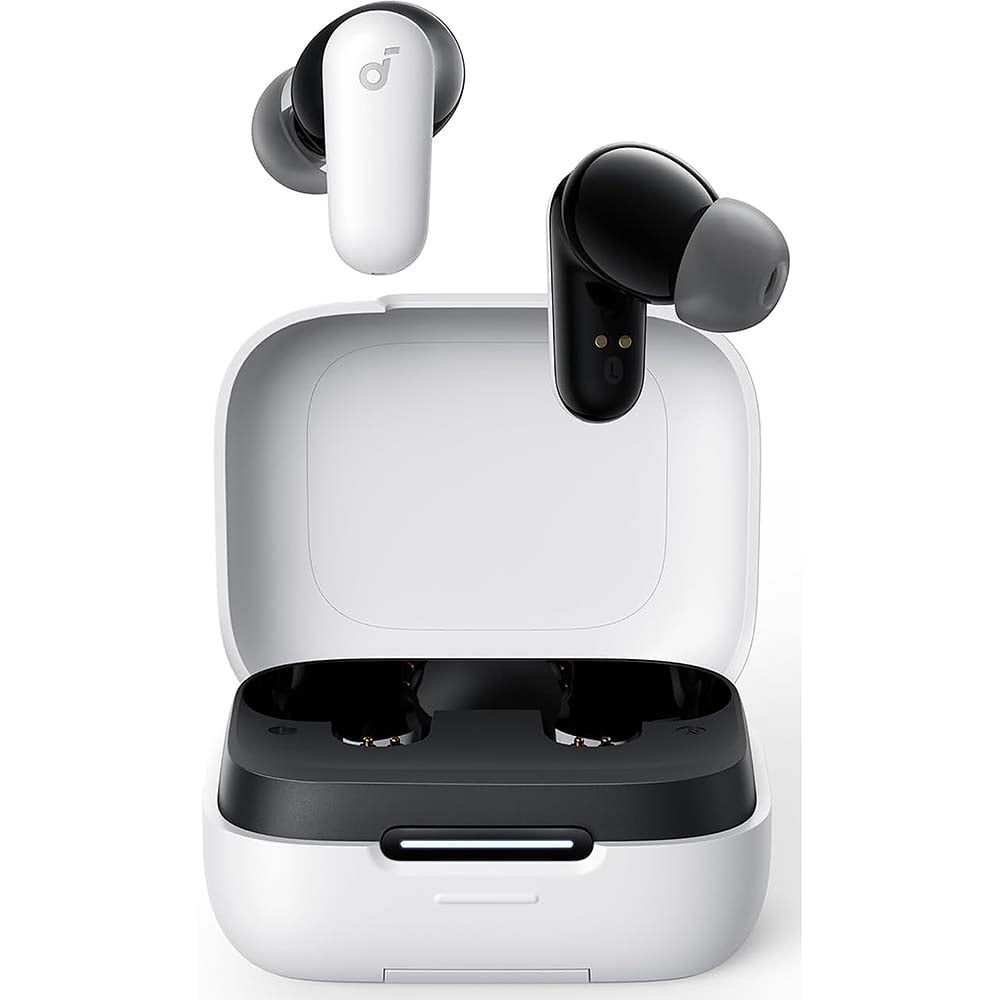 Anker Soundcore R50i NC Noise Cancelling Earbuds, Strong and Smart ANC , Powerful Bass, Up to 45H Playtime, 2-in-1 Case and Phone Stand, IP54, Wireless Earbuds, Bluetooth 5.4, App Control