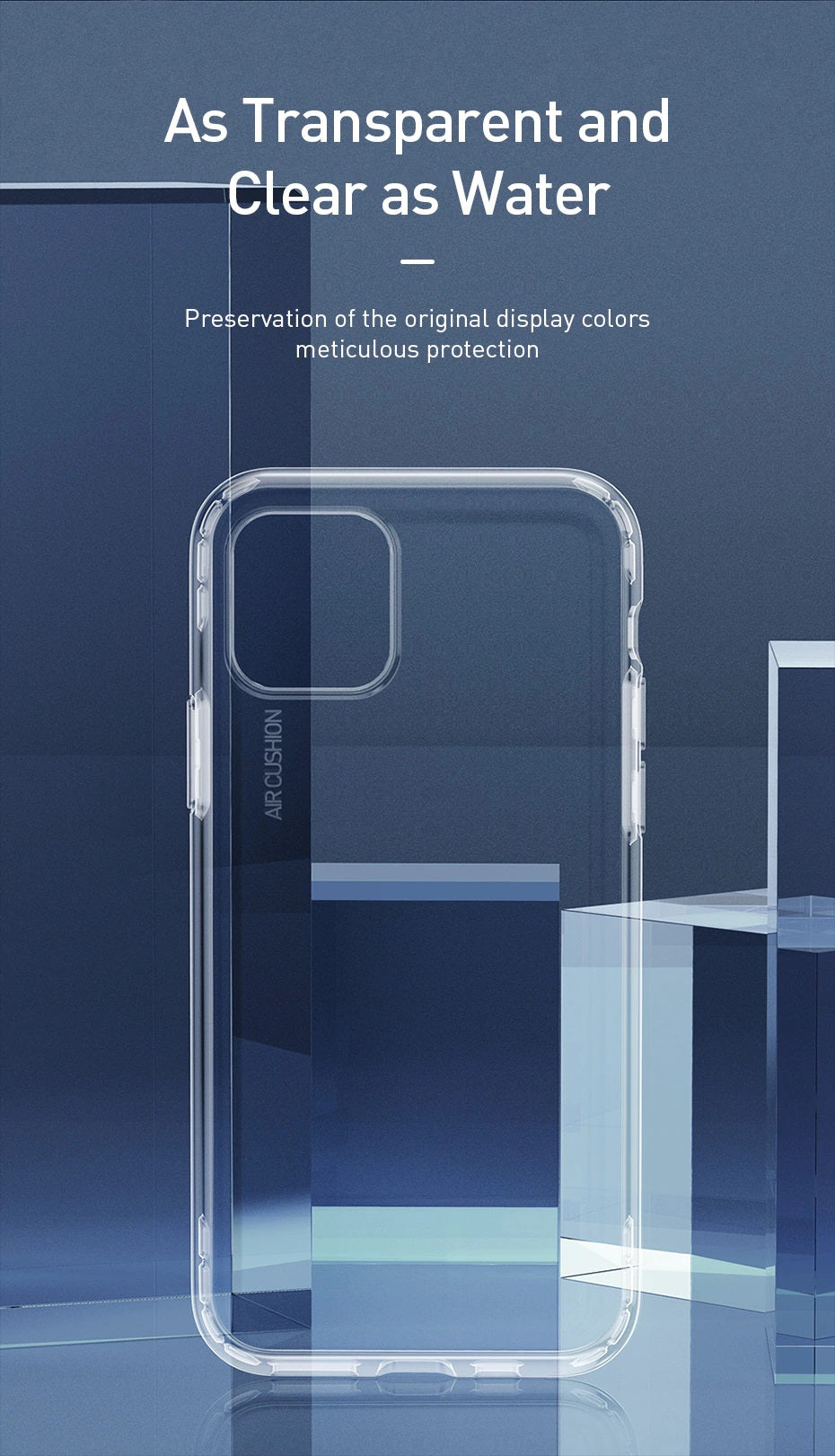 Baseus Simple Series TPU Protective Case (Transparent) For i Phone 12 Mini