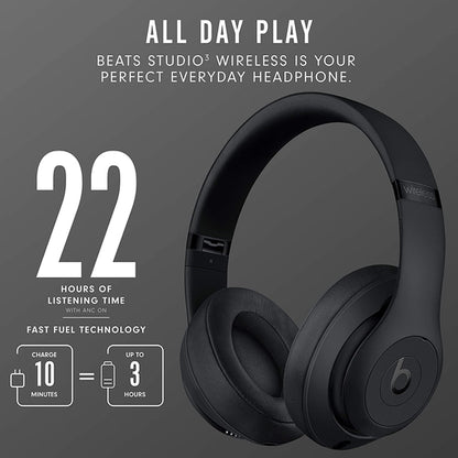Studio 3 Wireless Bluetooth Headphones with SD Card Playing and Activ Noise Cancellation &Extra Bass