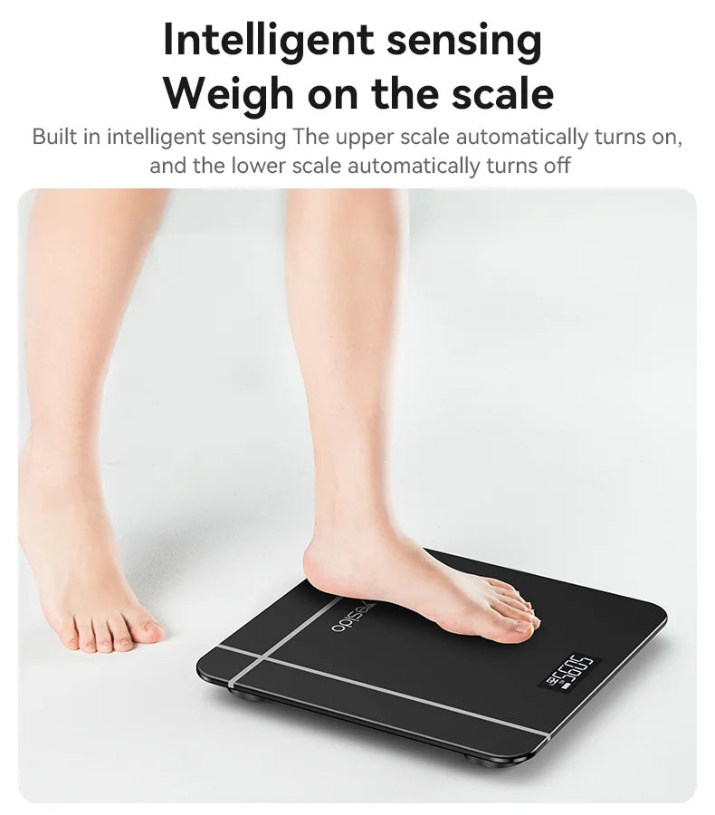 YESIDO MG09 Digital Scale Tempered Glass LED Display High Precision Body Weight Scale