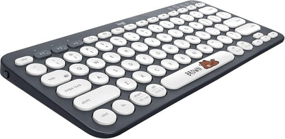 Logitech K380 Wireless Bluetooth Portable Mini Mute Gaming Multi-Device Keyboard