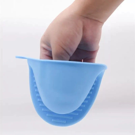 2 Pcs Silicone Oven Mitt Pot Holder Glove Grip Pinch Grip Heat Resistant Kitchen Tool