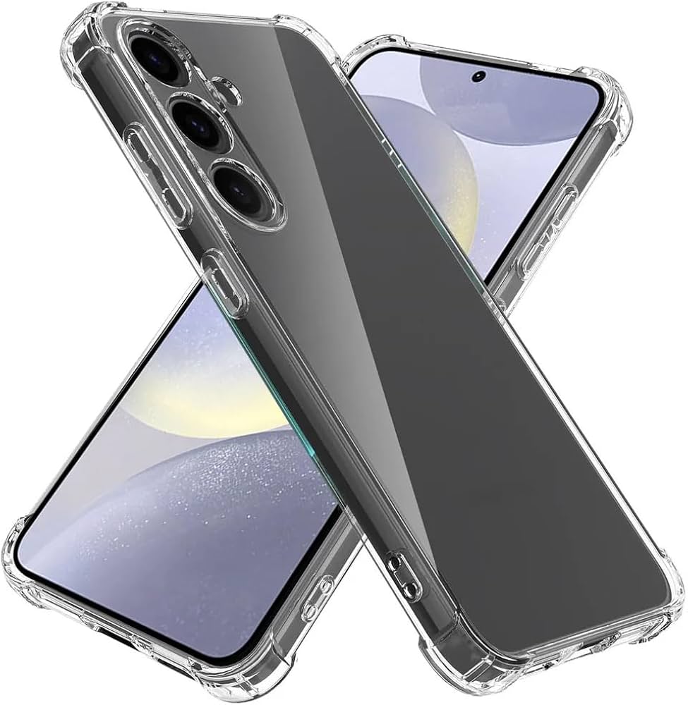 Samsung Galaxy A55 5G / A35 /A25 /A15 Case Clear TPU Four Corners Cover Transparent Soft