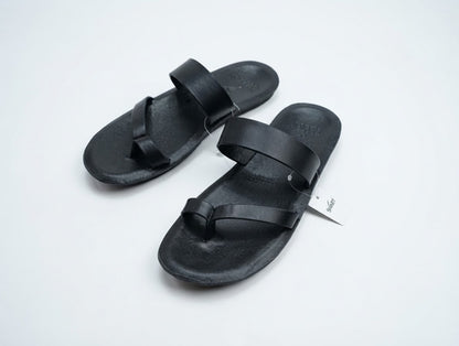 Men's PU Slippers Soft Breathable Home Sandals Comfortable Slip-on Footwear
