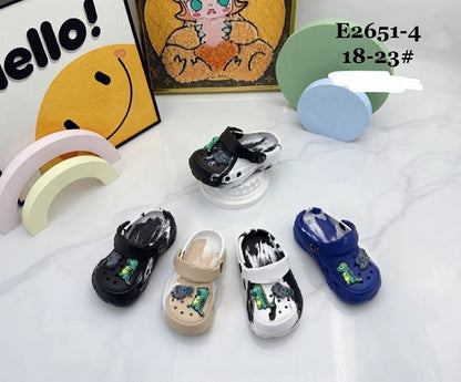 🧸 Kids Dino & Elephant Clog Sandals –  (Size 18–23)