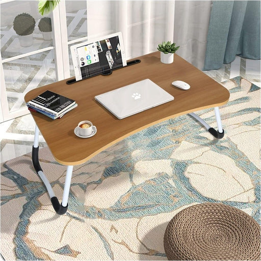 Portable Foldable Laptop Desk for Bed & Sofa – Study & Work Table