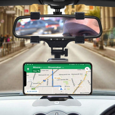 Universal Car Phone Holder Car Rearview Mirror Mount Holder Stand