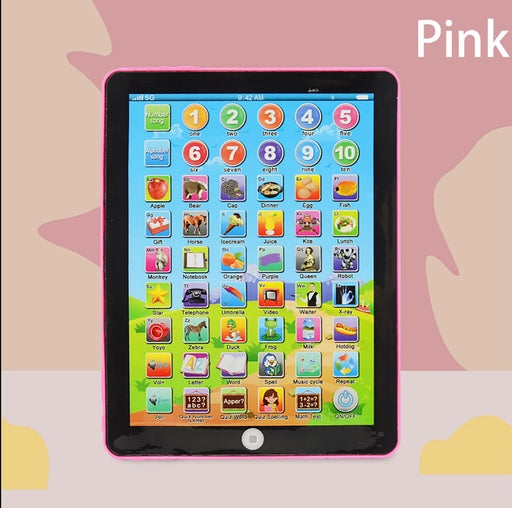 Kids Educational Learning Tablet with 3D Alphabet & Number Keys, Piano Toy for Toddlers, Interactive