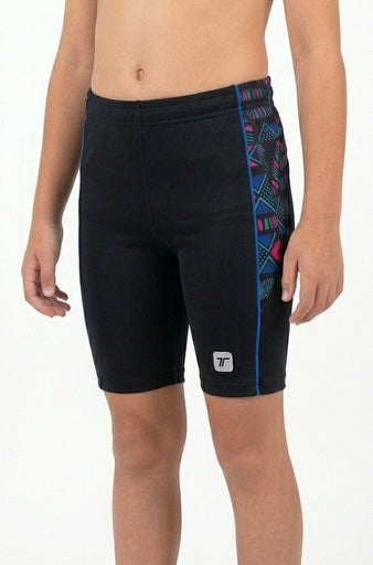 TRE Boys Quick-Dry Swimming Shorts with Mesh Liner | Kids Swim Trunks
