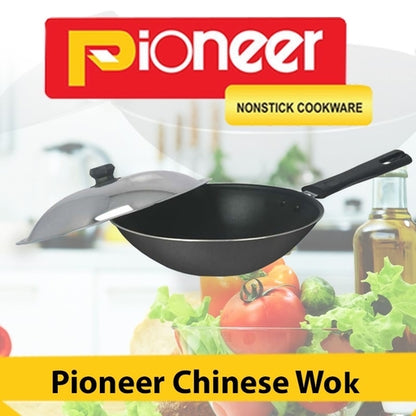 Pioneer Non-Stick Chinese Wok – Heavy-Duty Stir-Fry Pan for Authentic Asian Cooking