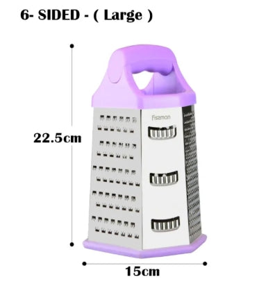 6 Slided Stainless Steel Grater